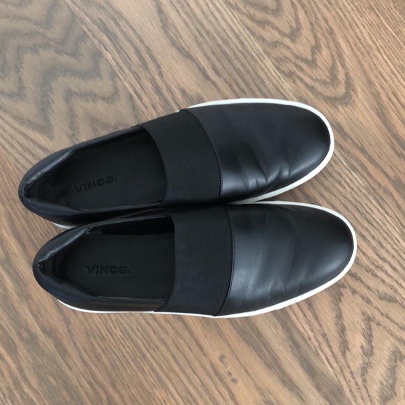 Vince Leather Slip-on Sneaker - Picture 3 of 6